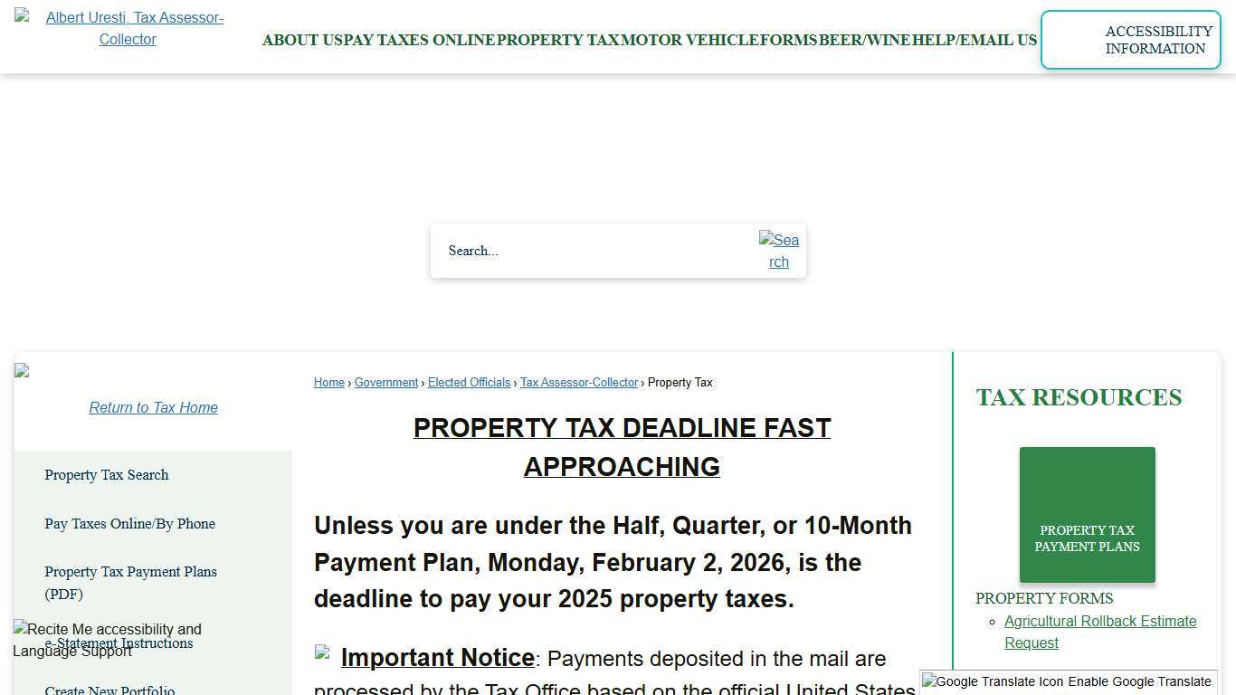 Property Tax Information | Bexar County, TX - Official Website