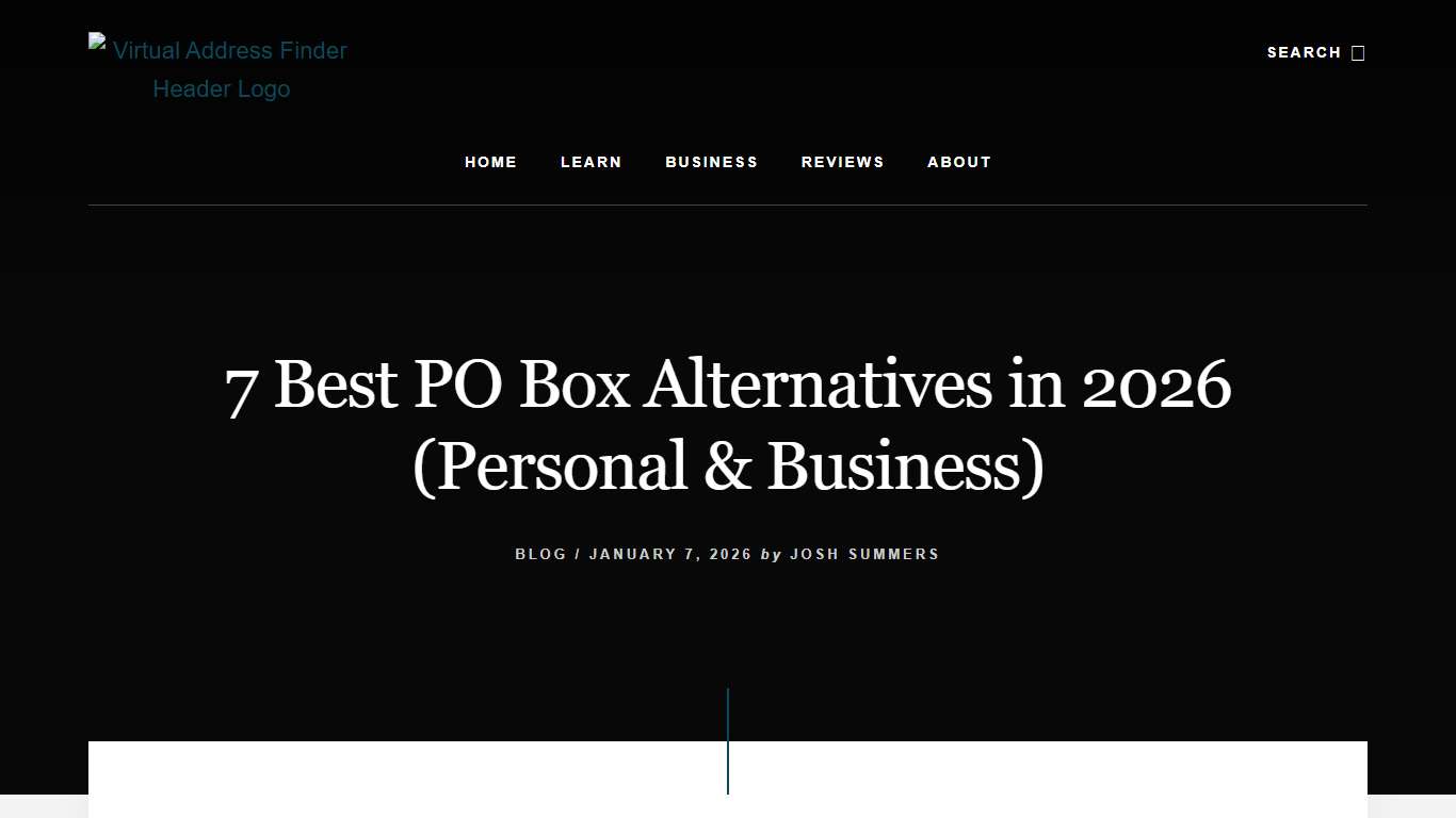 7 Best PO Box Alternatives in 2026 (Personal & Business)